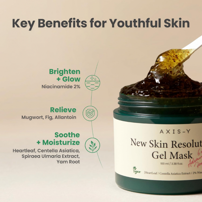 AXIS-Y New Skin Resolution Gel Mask 100ml - Image 4