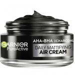 Garnier Pure Active AHA+BHA Charcoal Daily Mattifying Air Cream 50ml - Image 2