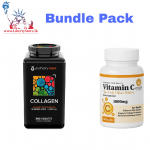 Youtherory Men Collagen (390 Tablets) & Ceylon Science Vitamin C (60 Capsules)