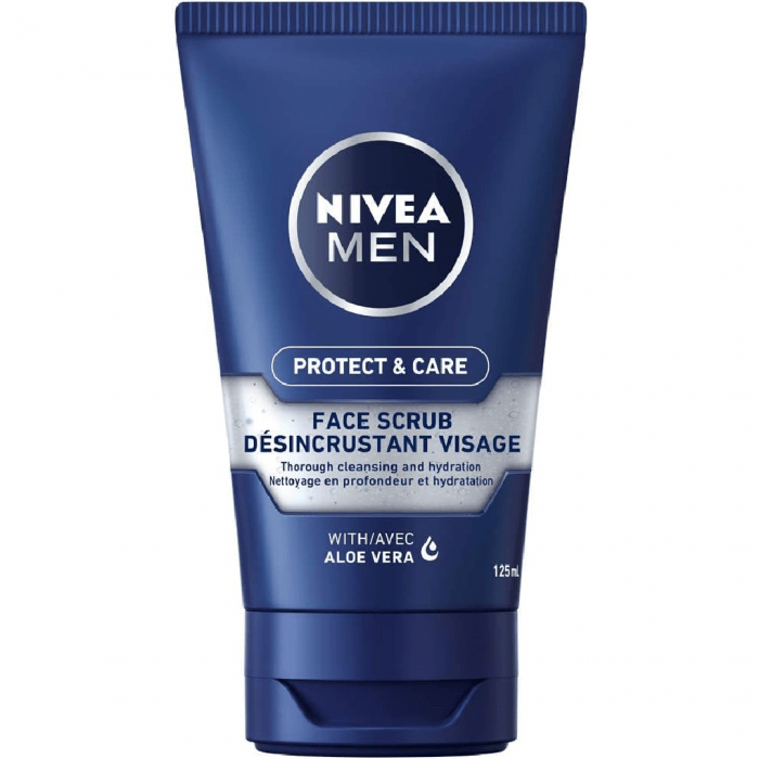 Nivea Men Protect & Care Exfoliating Face Scrub 125ml - Image 1