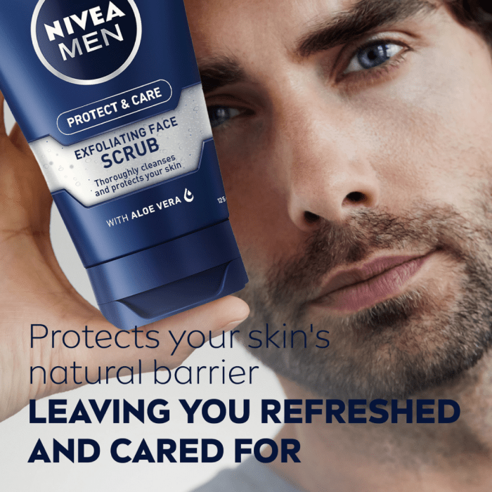 Nivea Men Protect & Care Exfoliating Face Scrub 125ml - Image 2