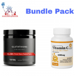 Bundle Pack Toniq Glutathione (120 Capsules) & Ceylon Science Vitamin C (60 Capsules)