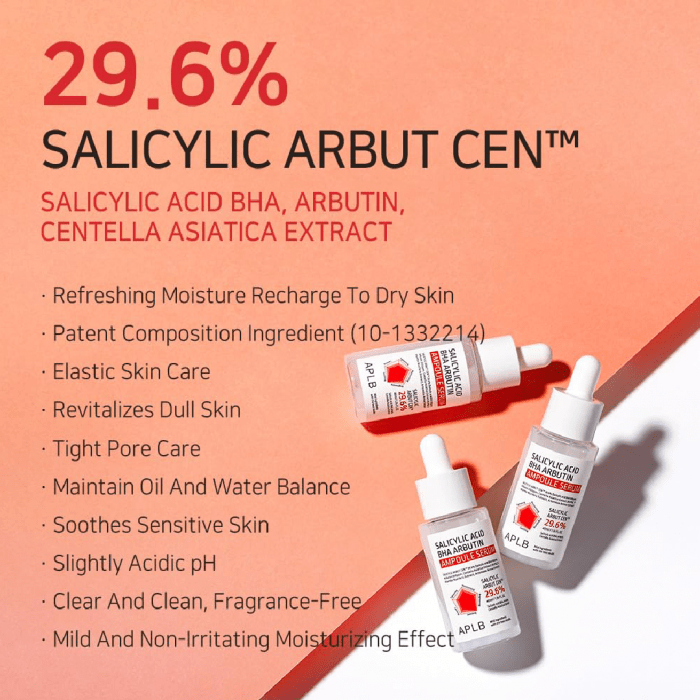 APLB Salicylic Acid BHA Arbutin Ampoule Serum 40ml