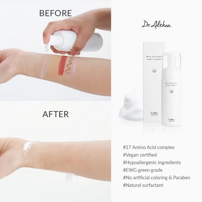 Dr.Althea Amino Acid Gentle Bubble Cleanser 140ml - Image 6