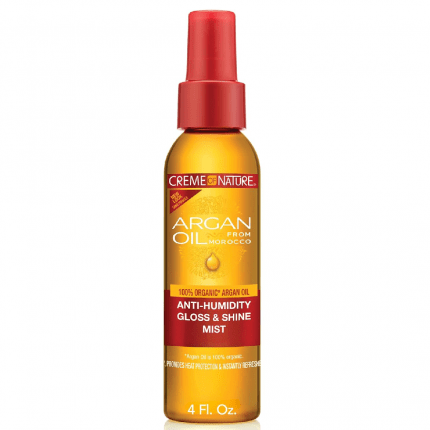 Creme Of Nature Natural Argon Oil Anti-Humidity Gloss & Shine Mist From Morocco 118ml