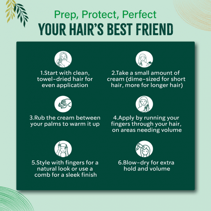 Vatika Nourish & Protect Hair Cream Olive , Henna & Almond 140ml - Image 3