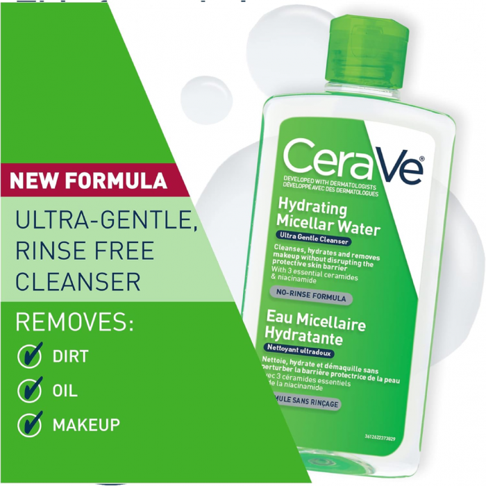 Cerave Hydrating Micellar Water 296ml - Image 3