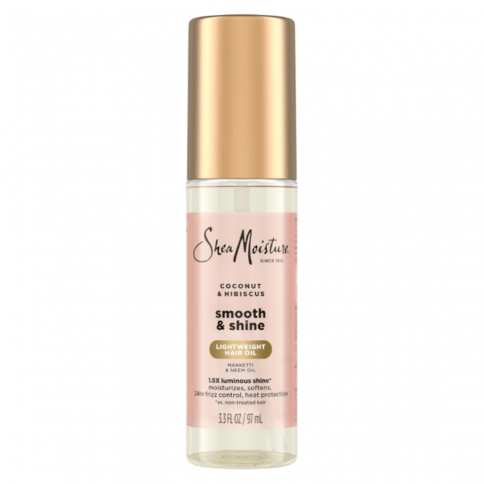 SheaMoisture Smooth & Shine Lightweight hair Oil 97ml - Image 1