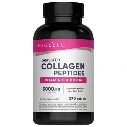 Neocell Grassfed Collagen Peptides + C & Biotin 270 Tablets