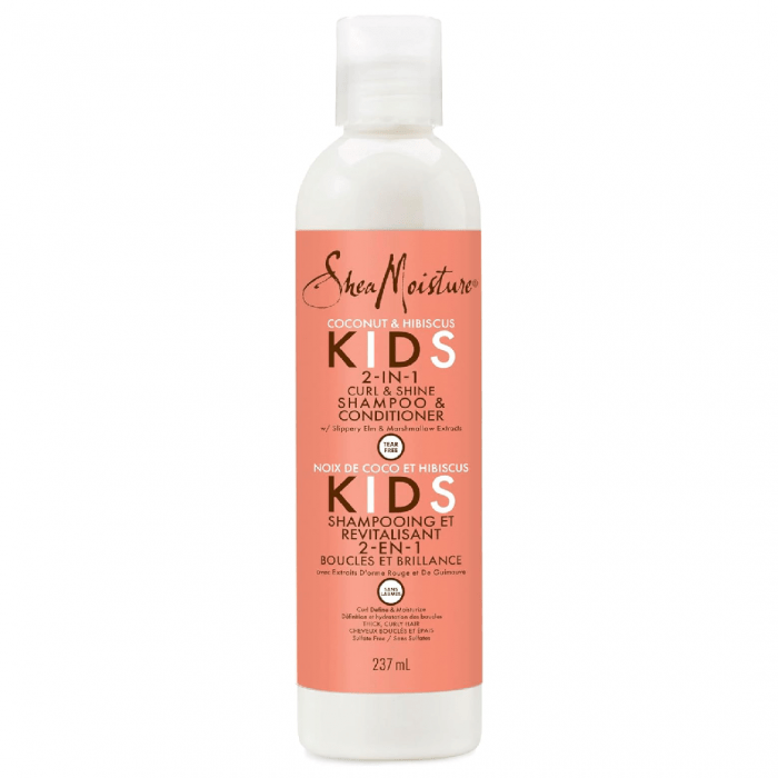 Shea Moisture Kids Coconut & Hibiscus 2-in-1 Shampoo & Conditioner 237ml