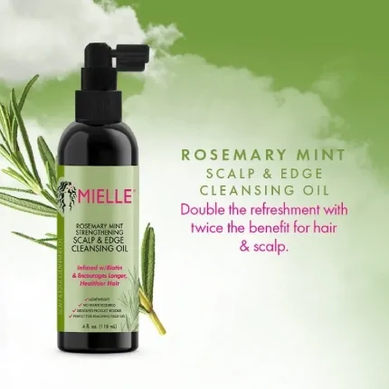 Mielle Organics Rosemary Mint Scalp & Edge Cleansing Hair Oil 118ml