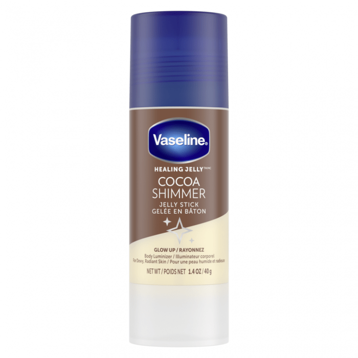 Vaseline, Healing Jelly, Cocoa Shimmer, Jelly Stick 40g