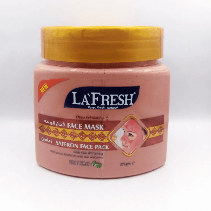 La Fresh Deep Exfoliating Saffron Face pack 575g - Image 1