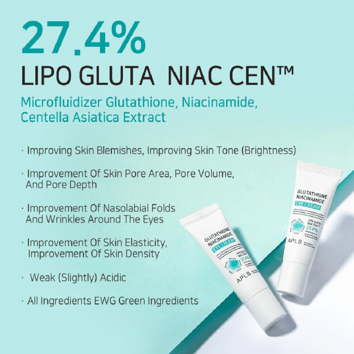 APLB Glutathione Niacinamide Eye Cream 20ml