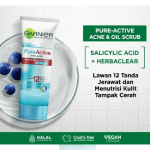 Garnier Skin Naturals Pure Active Anti Acne Scrub 100ml - Image 2