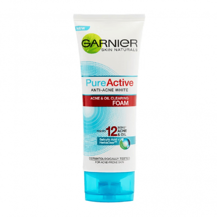 Garnier Skin Naturals Pure Active Anti Acne Foam 100ml