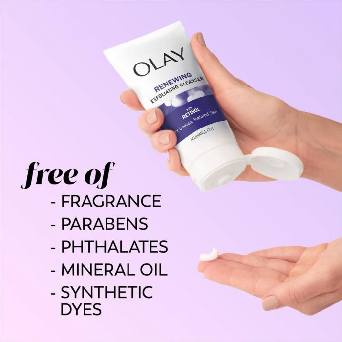 Olay Regenerist Retinol Renewing Exfoliating Cleanser 150ml - Image 4