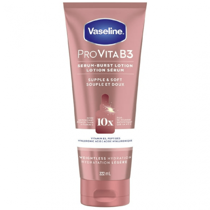 Vaseline Pro VitaB3 Serum Burst Lotion Supple & Soft Vitamin C 222ml