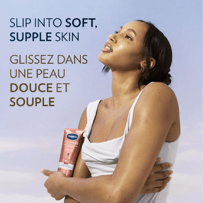 Vaseline Pro VitaB3 Serum Burst Lotion Supple & Soft Vitamin C 222ml