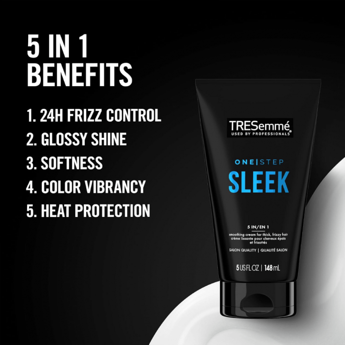 TRESemmé One Step Sleek 5-in-1 Cream – 148ml - Image 3