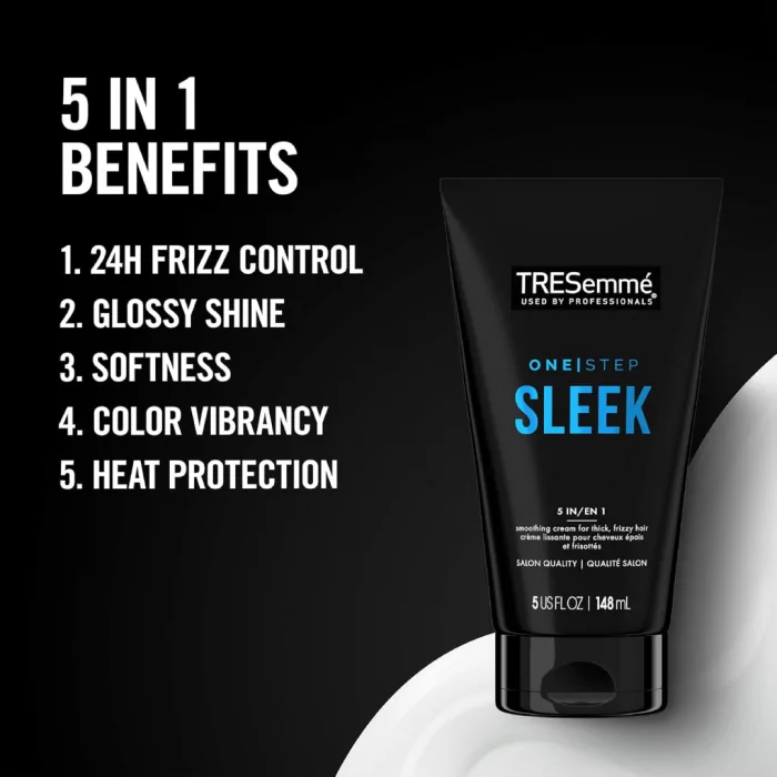 ( Discounted Product ) TRESemmé One Step Sleek 5-in-1 Cream – 148ml - Image 3