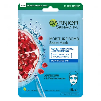 Garnier SkinActive Moisture Bomb Pomegranate Sheet Mask