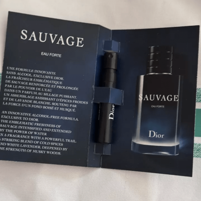 Dior Sauvage Eau Forte Men`s Perfume Spray 1ml - Image 3