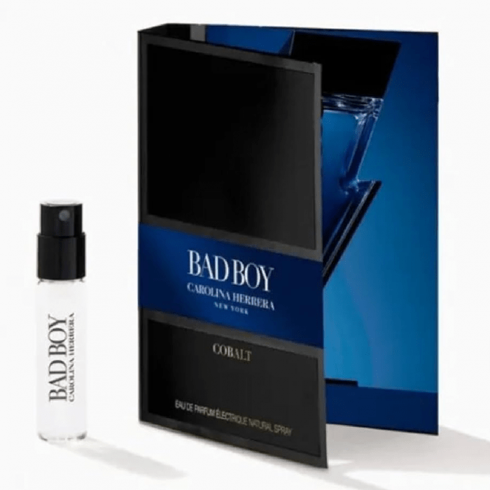 Carolina Herrera Bad Boy Cobalt Elixir EDP Mens Perfume Spray 1.5ml - Image 1