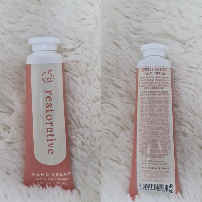 Bath & Body Works Restorative Hand Cream, 29ml - Image 2