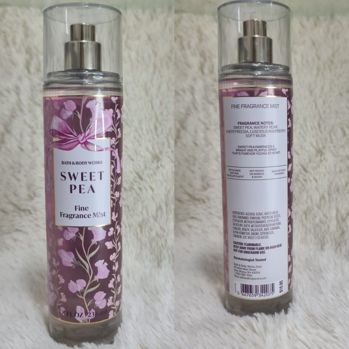 Bath & Body Works Sweet Pea Fine Fragrance Mist 236ml - Image 2