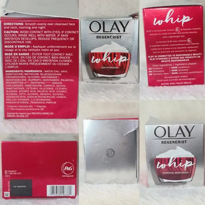 ( Discounted Product ) Olay Regenerist Whip Hydrating Moisturizer 50ml - Image 4