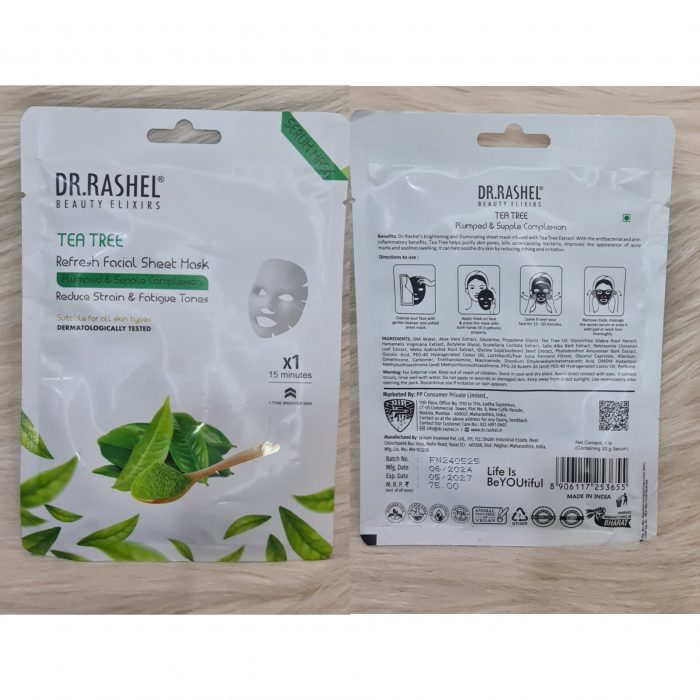 Dr.Rashel Tea Tree Skin Sheet Mask with Serum - Image 3