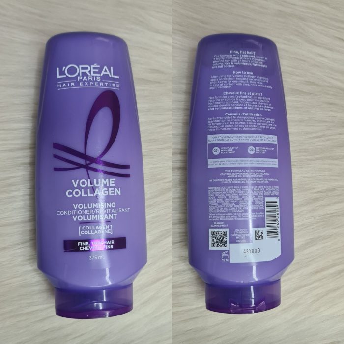 L’Oreal Paris Volume Collagen Volumising Conditioner 375ml - Image 2