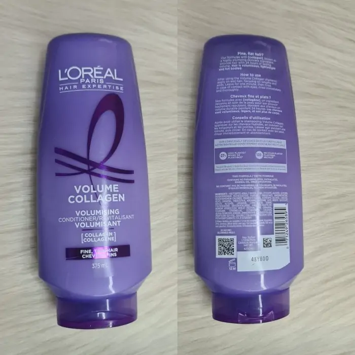 L’Oreal Paris Volume Collagen Volumising Conditioner 375ml - Image 2