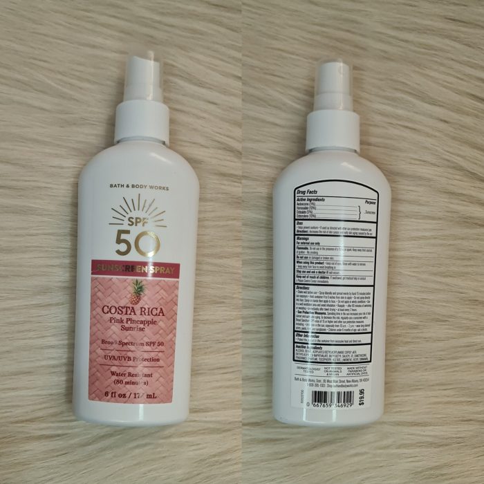Bath & Body Works Costa Rica Coconut Sunscreen Spray SPF 50, 177 ml - Image 2