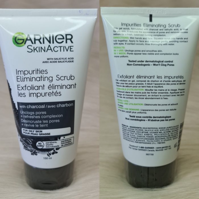 Garnier SkinActive Impurities Eliminating Scrub with Charcoal 150ml - Image 2
