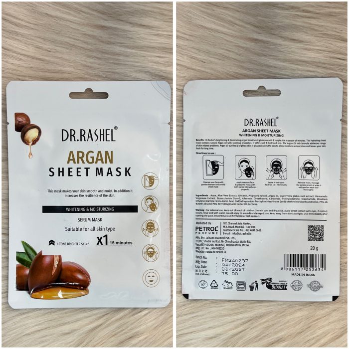 Dr.Rashel Argon Skin Sheet Mask with Serum - Image 3
