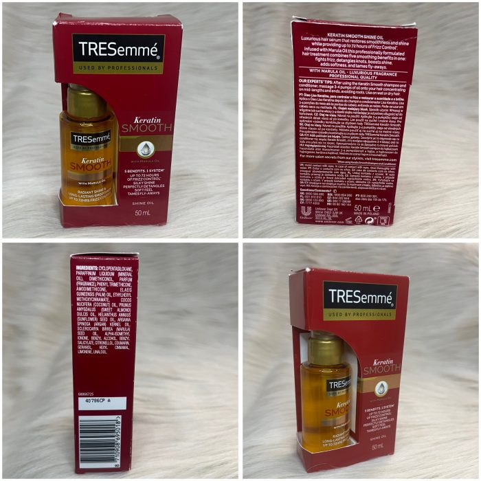 Tresemme Keratin Smooth Shine Oil With Marula Oil 50ml - Image 2