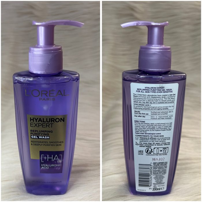 L'Oréal Paris Hyaluron Expert Replumping Purifying Gel Wash 200ml - Image 2