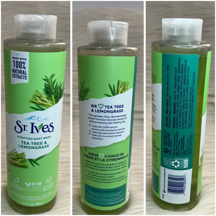 St. Ives Purifying Eucalyptus & Tea Tree Scent Body Wash 650ml - Image 2