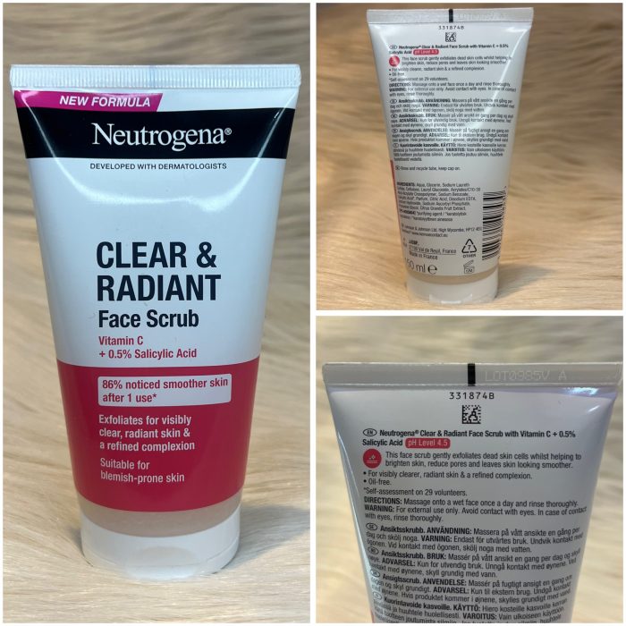 Neutrogena ® Clear & Radiant Daily Face Scrub 150ml - Image 2