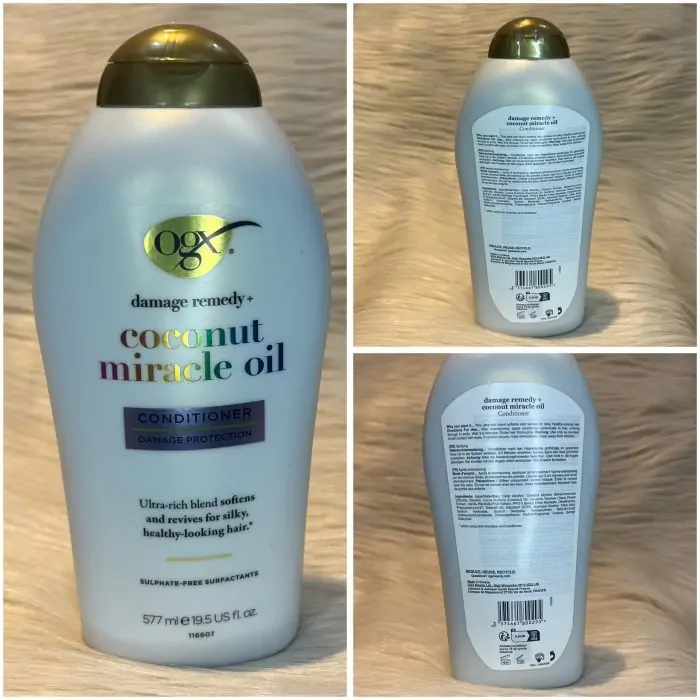 OGX Coconut Miracle Oil Damage Protection Conditioner 577ml - Image 2
