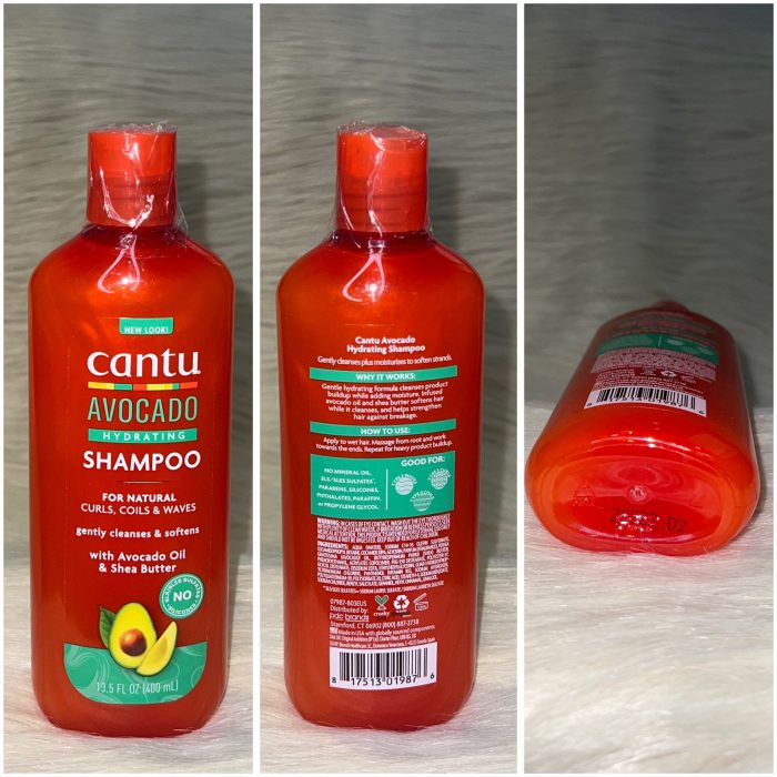 Cantu Avacado Hydrating Shampoo with Avacado Oil & Shea Butter 400 ml - Image 3