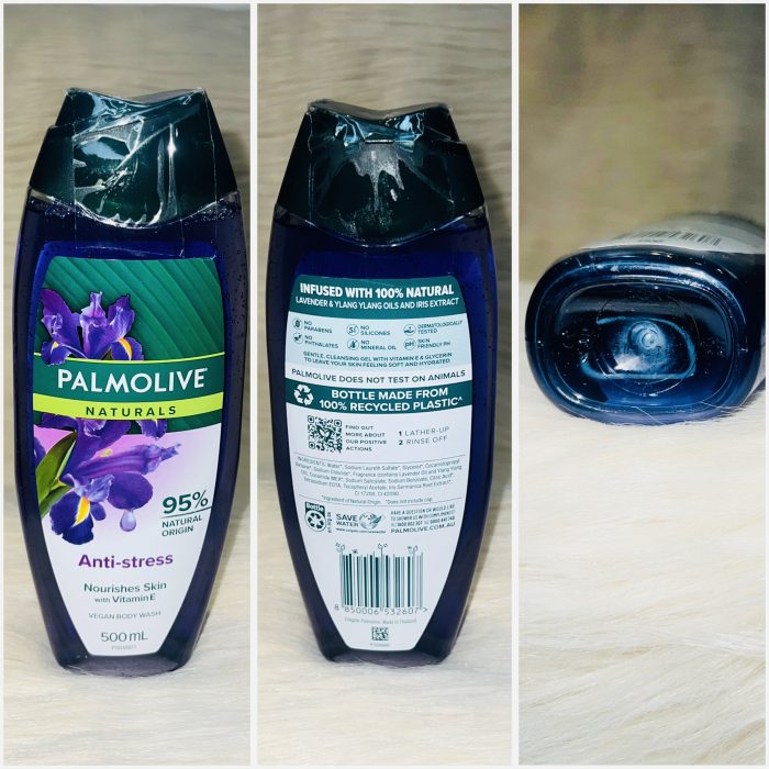 Palmolive Naturals Anti-stress Nourishes Skin with Vitamin E Vegan Body Wash 500ml - Image 2