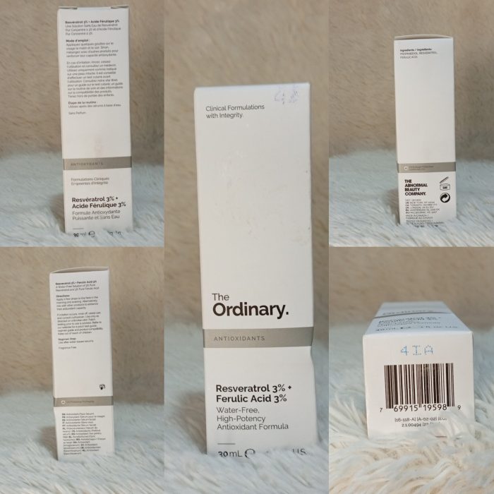 The Ordinary Resveratrol 3% + Ferulic Acid 3% Serum 30ml - Image 4