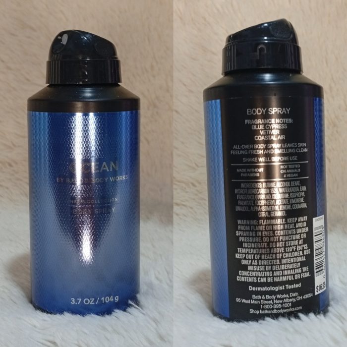 Bath & Body Works OCEAN Men's Body Spray 104g - Image 2