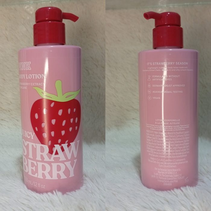 Victoria's Secret Juicy Strawberry Body Lotion 355ml - Image 3