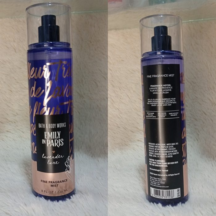 Bath & Body Works  Emily in Paris - Lavender Luxe Fine Fragrance Mist 236ml - Image 2