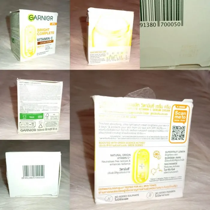 ( Discounted Product ) Garnier Bright Complete Vitamin C Serum Cream 50ml (Packaging May Vary ) - Image 7