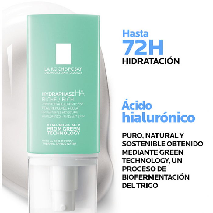 L a Roche Posay Hydraphase HA Rich Hyaluronic Acid Face Cream 50ml
